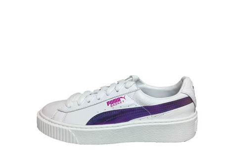 PUMA Basket Platform Rainbow (364529-02) weiss