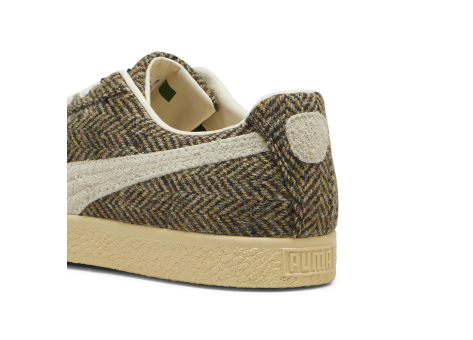PUMA Clyde Harris Tweed Chamomile Sugared Almond (398512 01) braun