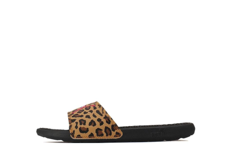 PUMA Cool Cat Sports Leopard Slipper (373844-01) braun