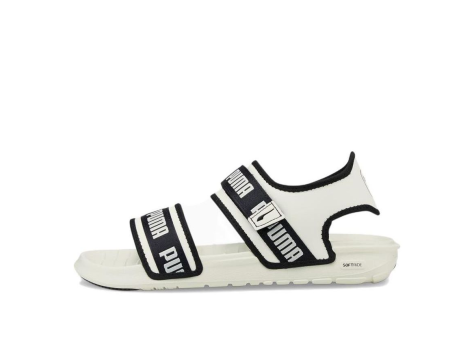 PUMA Softride Wordmark Slide (384128-02) weiss