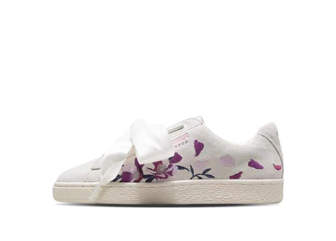 PUMA Suede Heart Flowery (367811-02) weiss