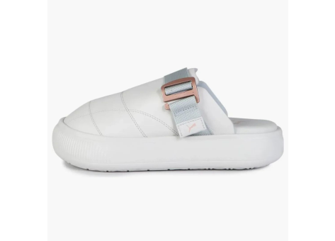 PUMA Suede Mayu Leather Mule Nimbus Cloud womens (388598-02) weiss