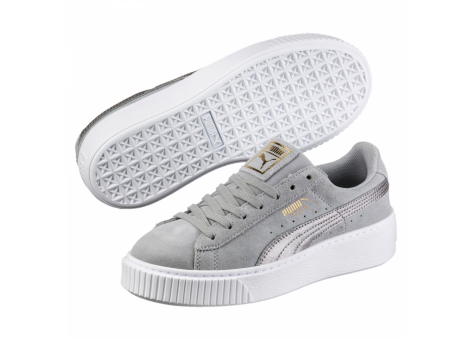 PUMA Suede Platform Safari Sneaker Damen Schuhe grau (364594-002) grau