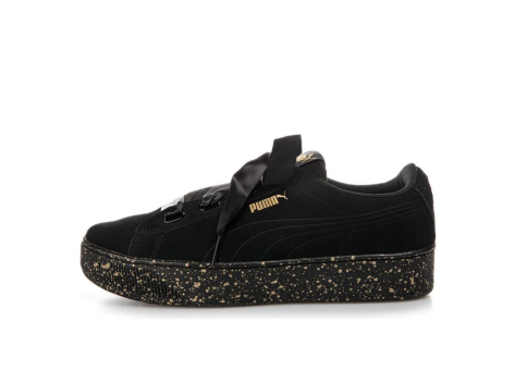 PUMA Vikky Platform Ribbon Gold (366815-01) schwarz