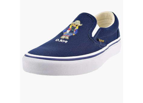 Ralph Lauren Keaton Slip On Cowboy Polo Navy Bear (816877739-001) blau