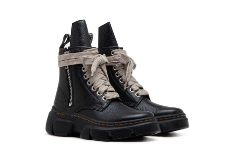 Rick Owens Martens Kids TEEN metallic-effect lace-up boots Violett (DM01D7810) schwarz