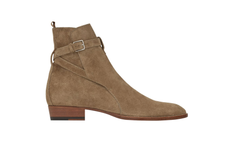 Saint Laurent Wyatt Jodhpur (498372BT300-9870) beige