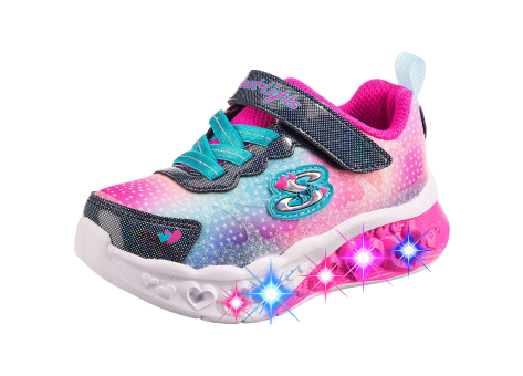 SKECHERS Flutter Simply Heart Love Lights (302315N-NVMT) bunt