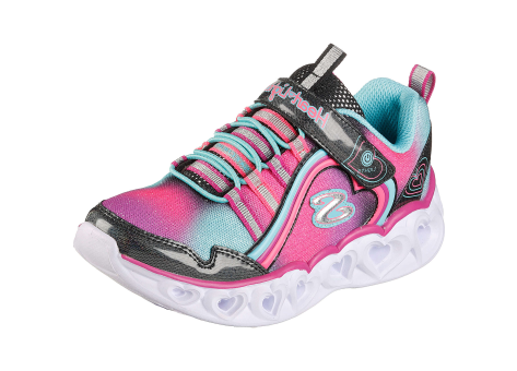 SKECHERS HEART LIGHTS RAINBOW LUX (302308L-BKMT) bunt