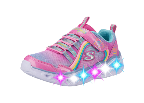 SKECHERS HEART LIGHTS RAINBOW LUX (302308L-PKMT) bunt