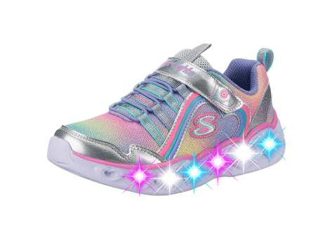 SKECHERS Heart Lights RAINBOW LUX (302308-SMLT) bunt