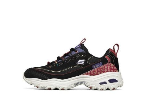 SKECHERS D lites Low Top Running (666169-BKMT) schwarz