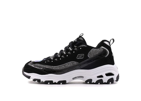 SKECHERS D Lites Low Top Running (66666036-BKW) schwarz