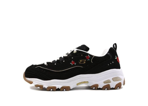 SKECHERS DLites Low Top Daddy (13084-BKW) schwarz