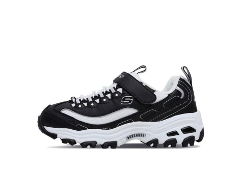 SKECHERS Dlites Low Top Running (664060L-BKW) schwarz