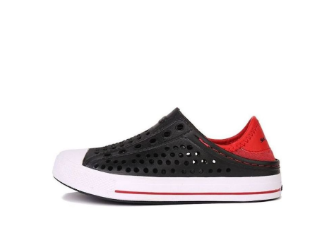 SKECHERS Guzman Steps Slip Ons (91995L-BKRD) bunt