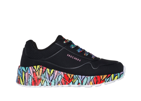 SKECHERS UNO Lite Subtle Love (314088L-BKMT) schwarz