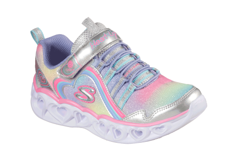 Skechers S Lights: Heart Lights - Rainbow Lux (302308L-SMLT) blau