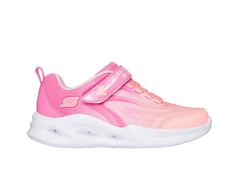 SKECHERS S Lights Sola Glow Color Breeze Shoes (303713L-PKMT) pink