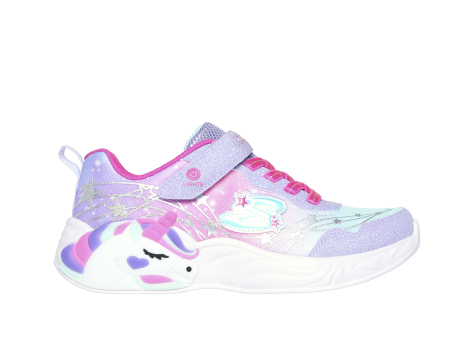 Skechers Unicorn Dreams Wishful LIGHTS Magic (302299L-LVHP) lila