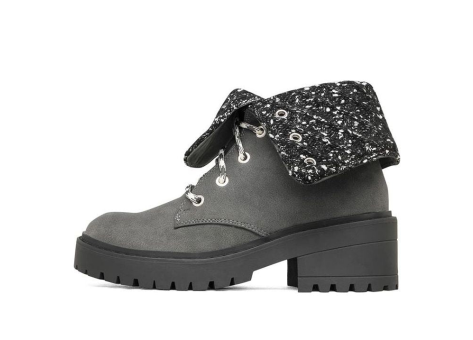 SKECHERS Teen Spirit Knit Buzz Ankle Boot Charcoal (167059-BKCC) grau