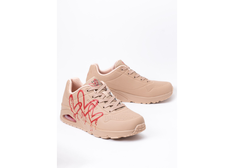 SKECHERS UNO DRIPPING IN LOVE (177980-NTRD) beige