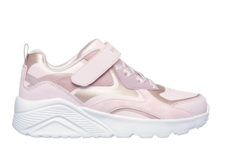 SKECHERS Uno Lite Metallic Burst (310380L-LPMT) pink