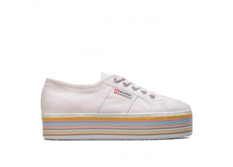 Superga Damen Sneaker - Cotw -  Multicolor (S00FCR0 2790 Multicolor) weiss