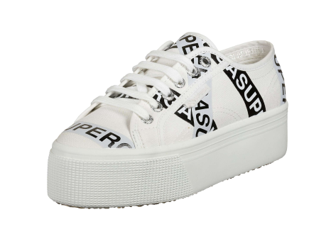 Superga 2790 Lettering Tape Jellysole (SUPS41161W-A0O) weiss
