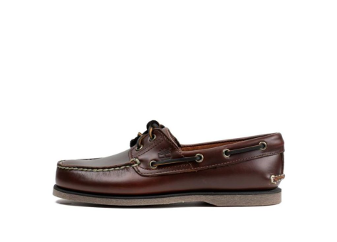 Timberland 2 Eye Lug Handsewn Boat Shoe (25077W) braun