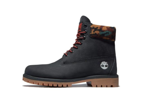 Timberland 6 Inch Premium Boot Nubuck with Camouflage Collar (A2KC3001) schwarz