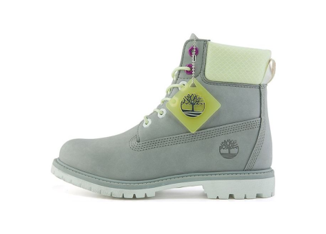Timberland Premium 6 Inch Waterproof Wide Fit Boot Grey Nubuck (A2HWUW) grau