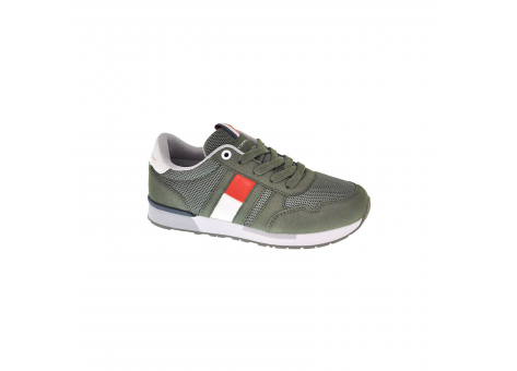 Tommy Hilfiger cut Lace up Sneaker (T3B4-30345-0584402-402) grün
