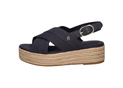 Tommy Hilfiger Denim Espadrille Platform (FW0FW08669DW6) schwarz