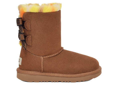 UGG Bailey Bow Plaid Punk Boot (1134930K-CHE) braun