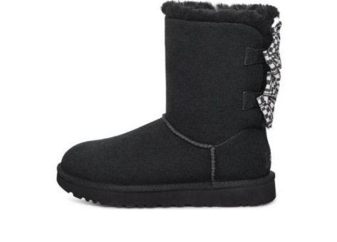 UGG Checkered Bow Snow (1138131-BLK) schwarz