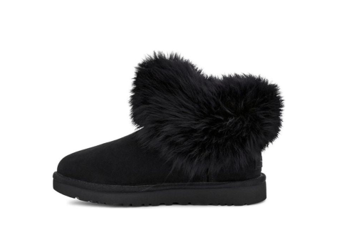 UGG Classic Mini Fluff Collar Fleece Lined (1112491-BLK) schwarz