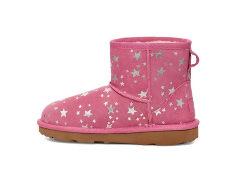 UGG Classic Mini II Stars Fleece Lined Kid (1115852T-WBRR) pink