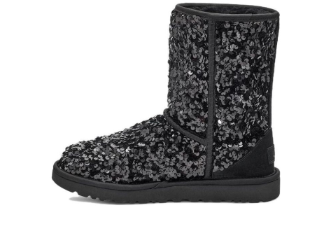 UGG Classic Short Sequin Grey Chunky (1130650-BLK) schwarz