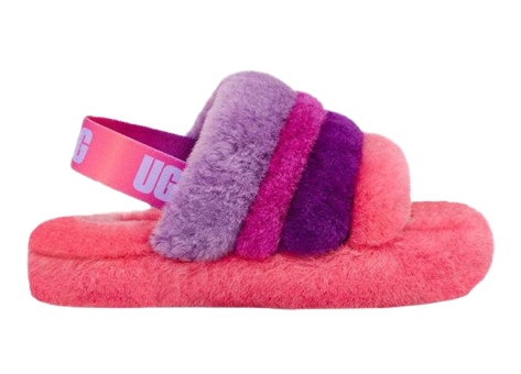 UGG Fluff Yeah Slide Rainbow (1120075K-PPRB) pink