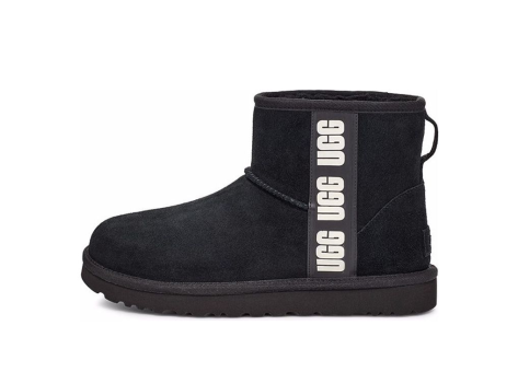 UGG Mini Side Logo (1122558-BWHT) schwarz