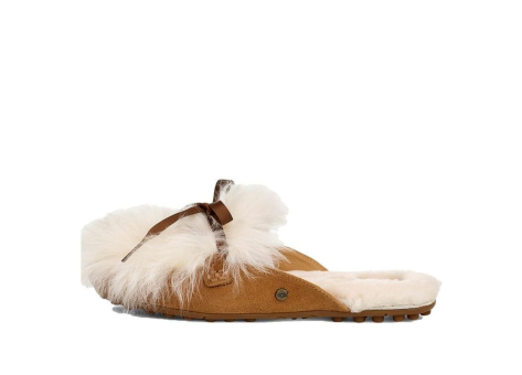 UGG Shaine Fluff Cozy Flat Plush Casual Slipper (1105316-CHE) braun