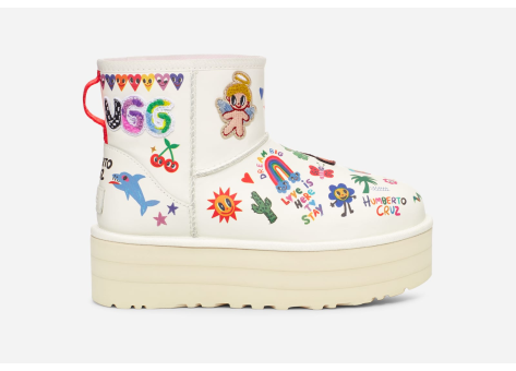 UGG Classic Pop Sketch Platform Boot (1153065-WHT) weiss