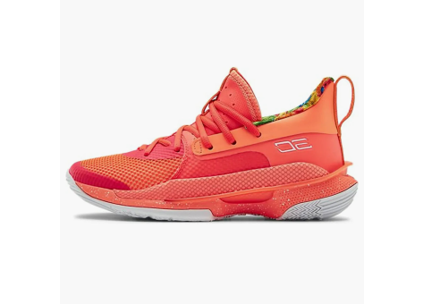 Under Armour Curry 7 Peach Sour GS Patch (3022113 603) orange