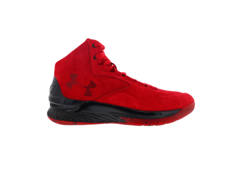 Under Armour Curry Lux Mid Suede (1296617-600) rot