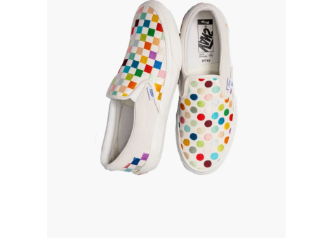 Vans Damien Hirst Classic Slip On Vlt Lx Polka Dot Checkerboard (VN0A3QXYTF9) bunt