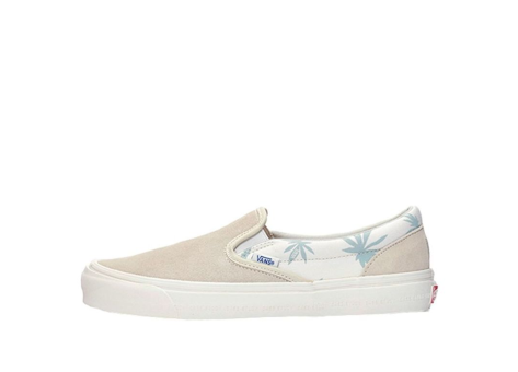 Vans Modernica x OG Classic Slip On LX Palm Leaf Light Blue Repeat (VN0A45JKVQK) beige
