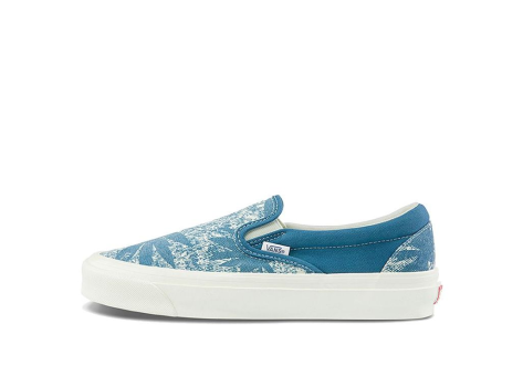 Vans OG Classic Slip On LX Palm Acid Wash Summer Leaf (VN0A45JK4KT) blau