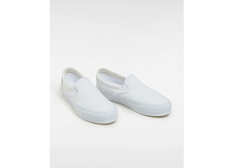 All white slip on vans online