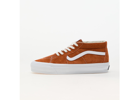 Vans Sk8 Mid Reissue 83 LX Pig Suede Amber (VN000CQQ8B91) rot